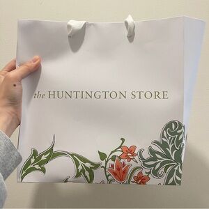 The Huntington Store Floral Gift Bag